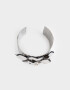 Brazaletes Flores Brazalete Con Flores - Plateado