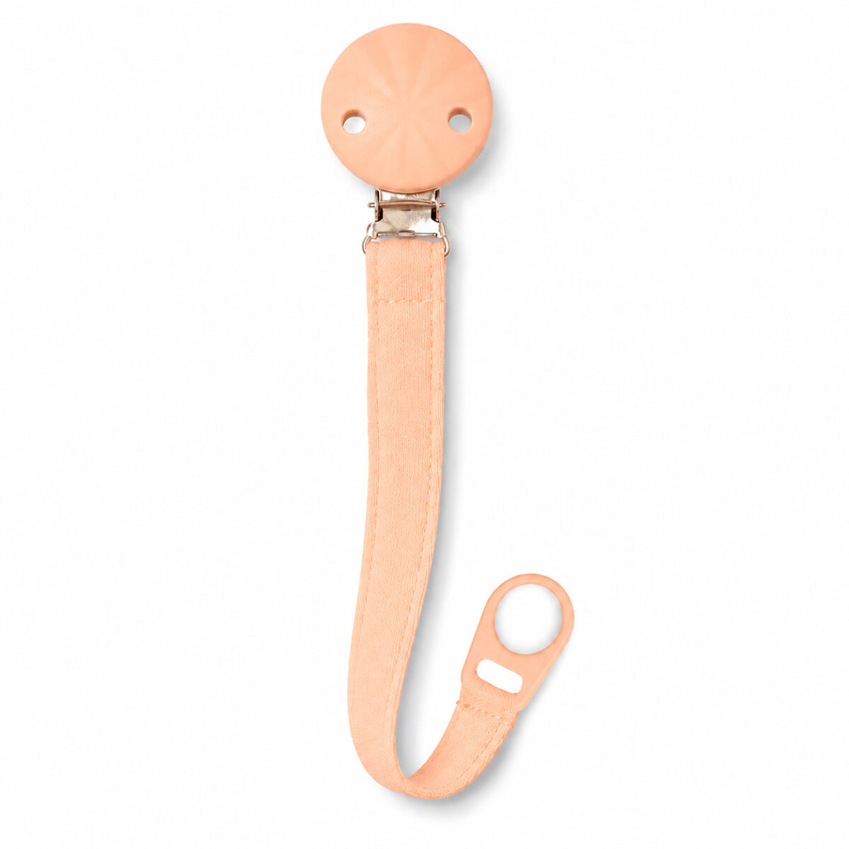 Broche Clip Cinta Wonderland P/Chupete Silicona Bebé Seguro - Rosa 