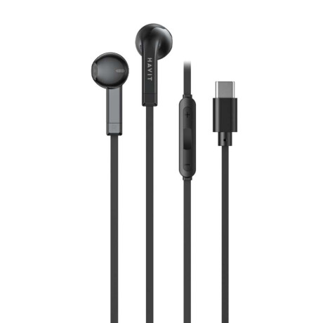 Auriculares Havit Audio Series E336C C/ Cable Usb-C Negro
