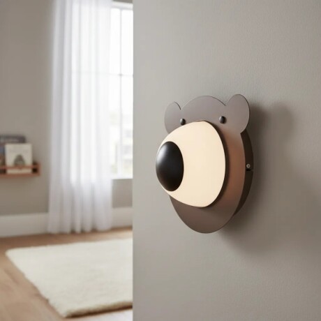 LUMINARIA DE PARED BEAR Luminaria de Pared Bear Marrón