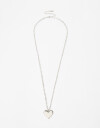 Collares Largos Metal Collar Largo Corazón Young - Plateado Rodio