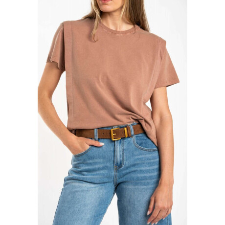 Remera Algodón Mamga Corta Vison