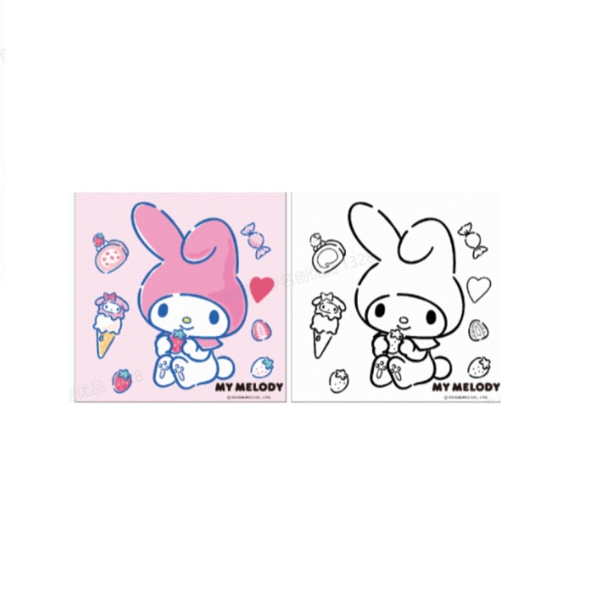 Canvas con textura Sanrio - Melody 