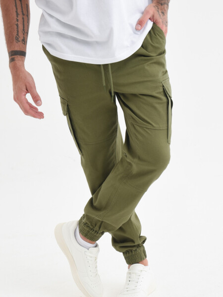 Pantalón cargo jogger Verde