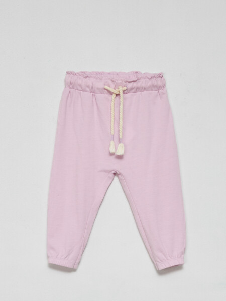 Pantalón deportivo baggy Lila