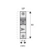 DISYUNTOR TM mMC6 1X 63A CURVA C 06KA - EATON DISYUNTOR TM mMC6 1X 63A CURVA C 06KA - EATON