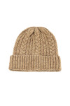 Gorro de pompón Beige