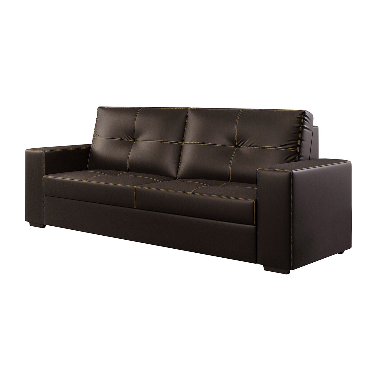 Sillón La Paz 3 Lugares Color Cacao 