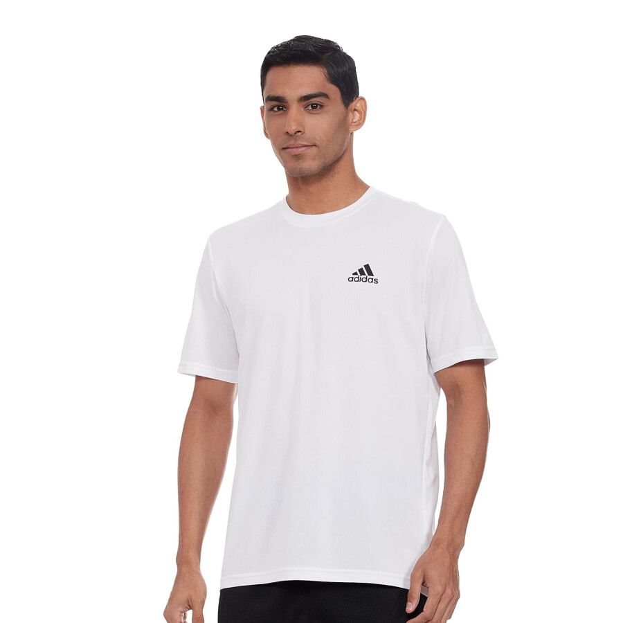 Remera de Hombre Adidas Desing Blanco - Negro