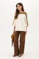 BUZO LINK BITONO BEIGE