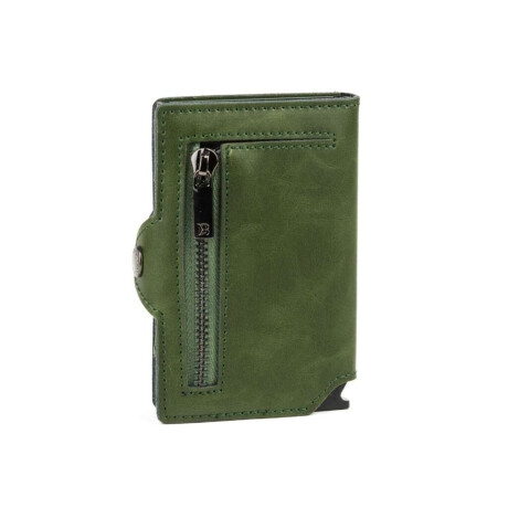 Billetera Baleine Kansas Zipper Full Verde