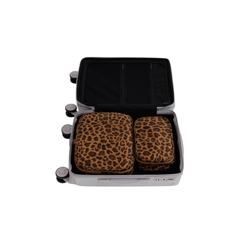 SETNEC.X2 Set X2 Neceser Organizadores De Viaje Baggu - Leopard