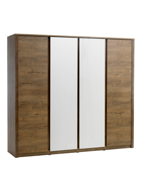 Armario VEDDE 220x197 c/espejo roble salv Armario VEDDE 220x197 c/espejo roble salv