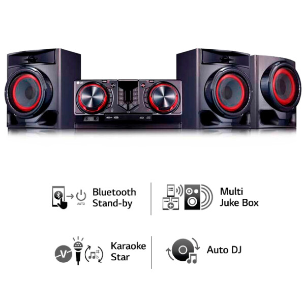 Minicomponente Lg Cj45 Xboom MINICOMPONENTE LG XBOOM CJ45 720W