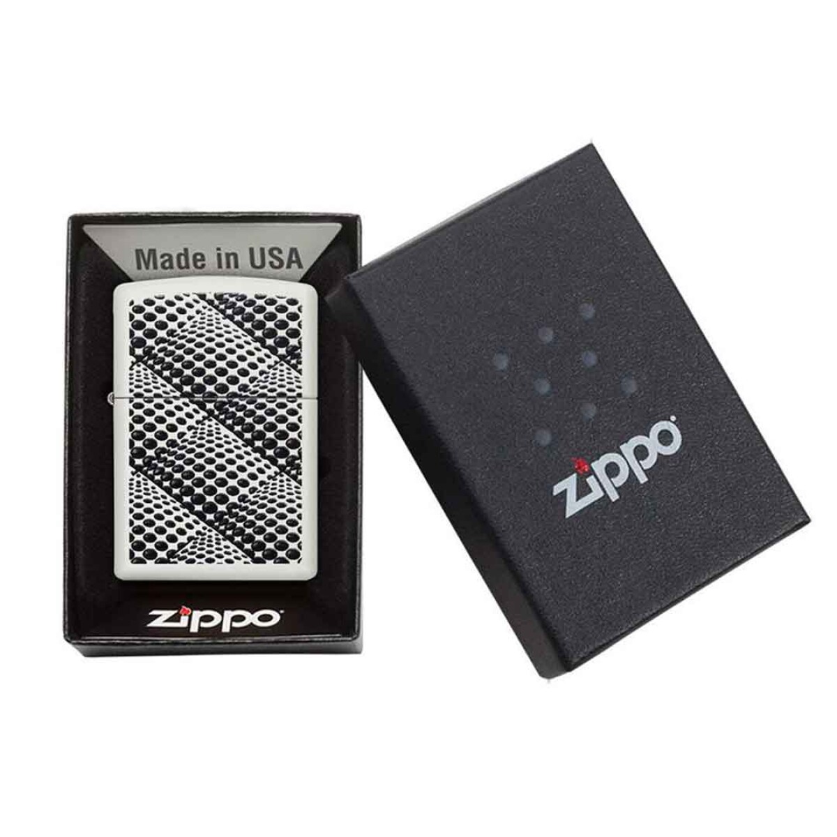 Zippo Dots and Boxes White - 001 