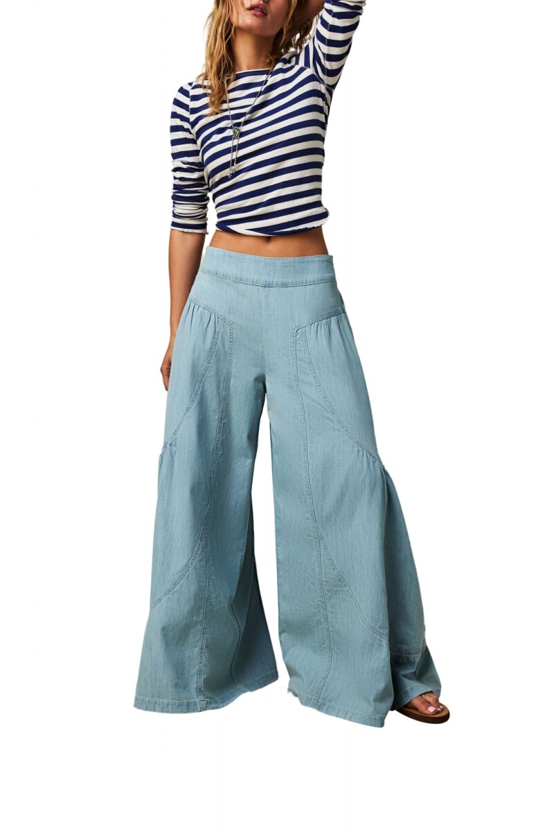 DAWN ON ME WIDE LEG Azul Marino