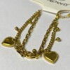 Pulsera Corazones Gold