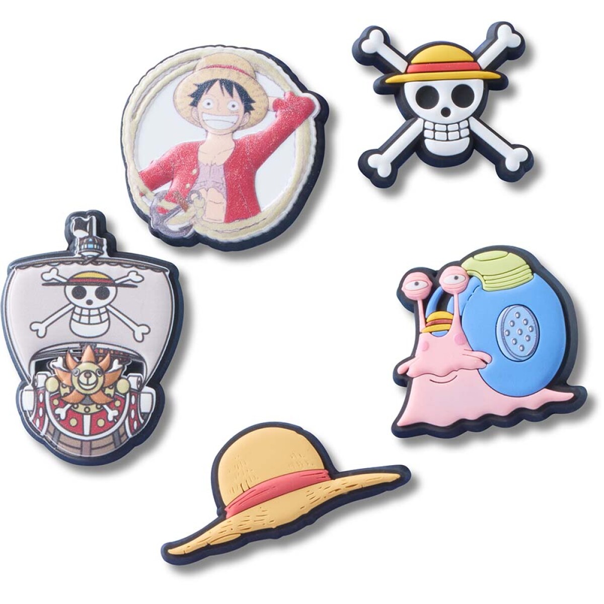 Jibbitz One Piece Luffy 5 Pack 