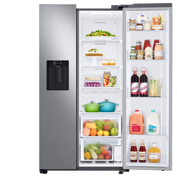 Heladera Samsung Side by Side 716 L con Dispensador RS27T5200S9 + Microondas 20 L de Regalo Heladera Samsung Side by Side 716 L con Dispensador RS27T5200S9 + Microondas 20 L de Regalo