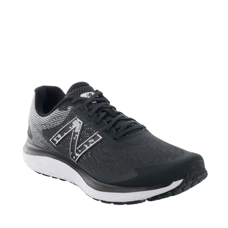 Championes de Hombre New Balance Fresh Foam 680 V7 Negro - Blanco