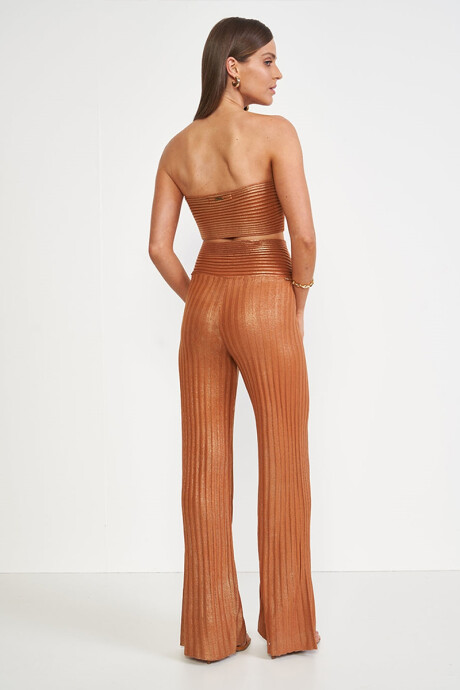 Pantalon Electra Cobre Metalizado