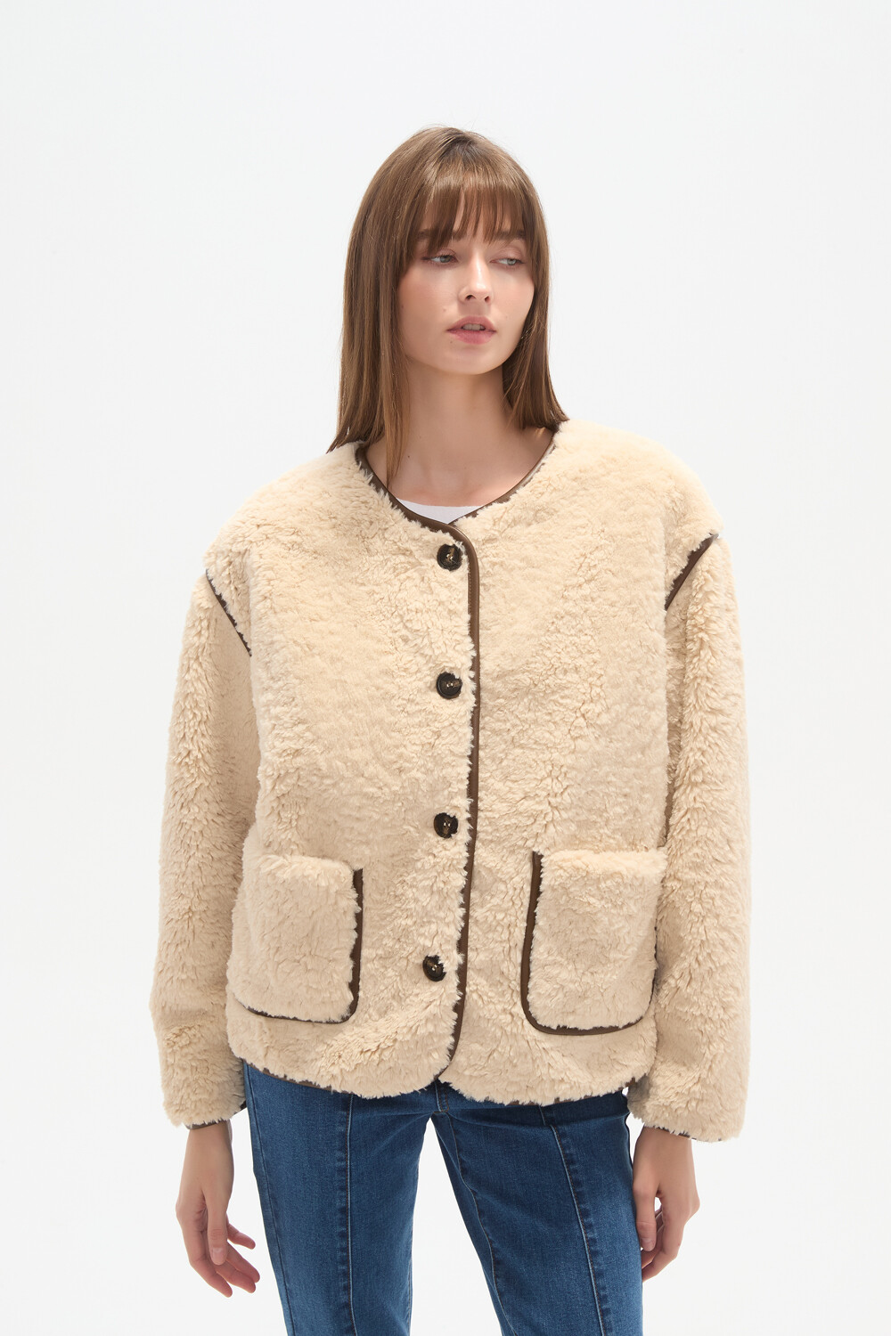 Campera Selenia Beige Claro