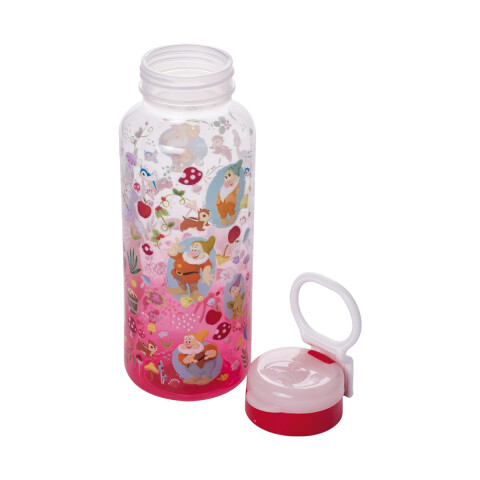 Botella Plática Relieve Princesas Disney 600 ml Blancanieve