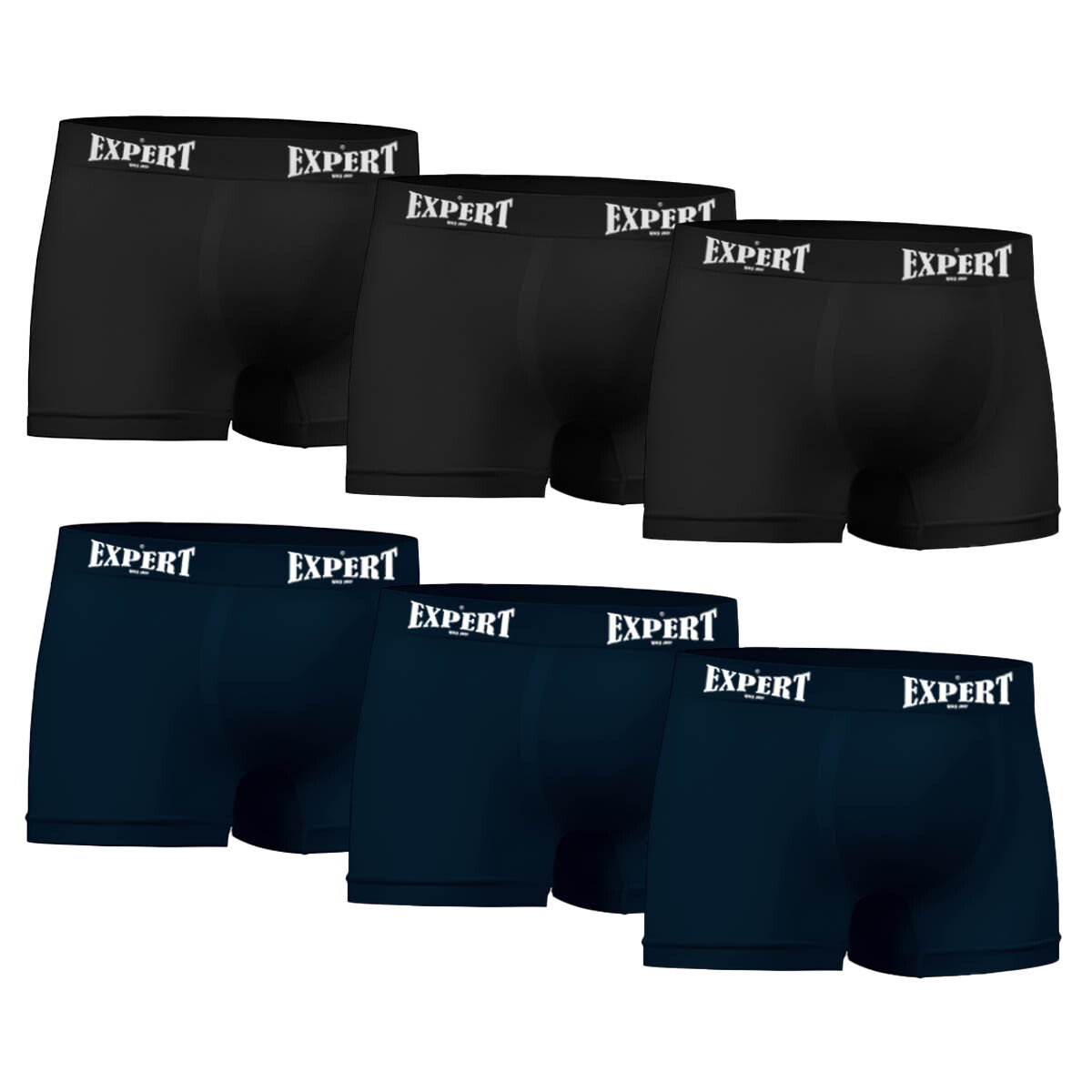 Set X6 Boxer Niño Expert Algodón Calzoncillos Caja 