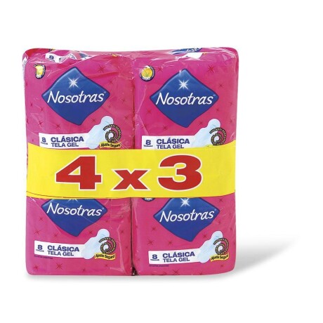 Nosotras Pack Toalla Clã?Sica 4X3 Nosotras Pack Toalla Clã?Sica 4X3