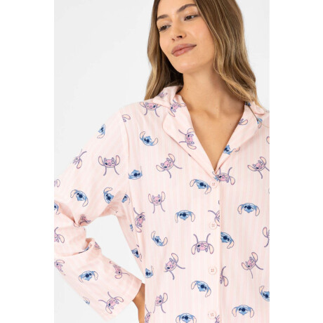 Pijama americano stitch angel Rosado