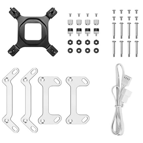 Cooler Liquido Deepcool Mystique 240 Blanco 001