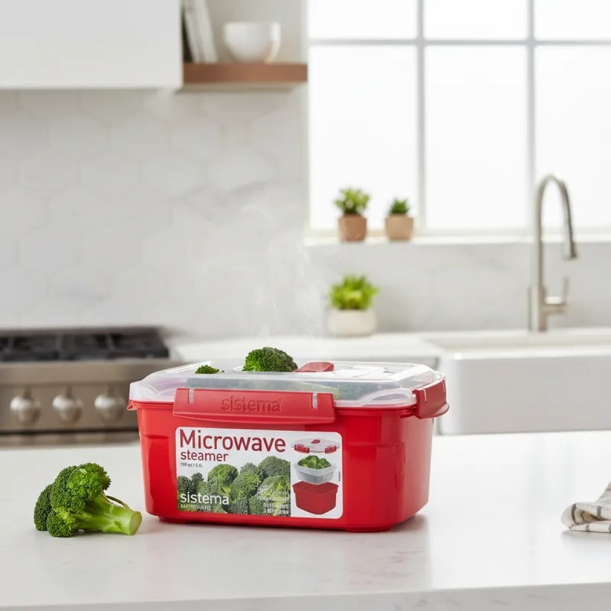 Taper Sistema para Cocinar al Vapor en Microondas 3.200 Litros 