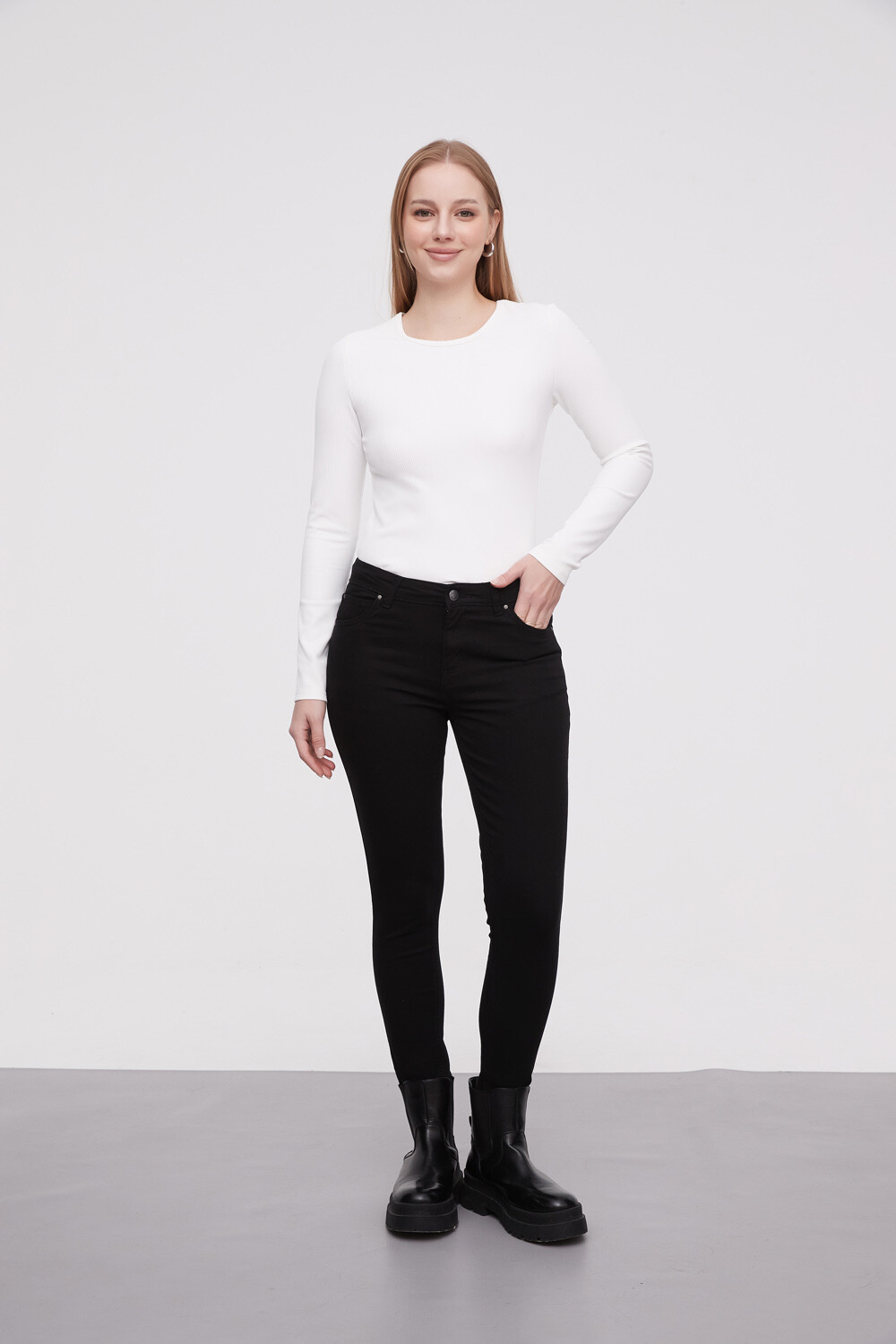 Pantalon Bardot Negro