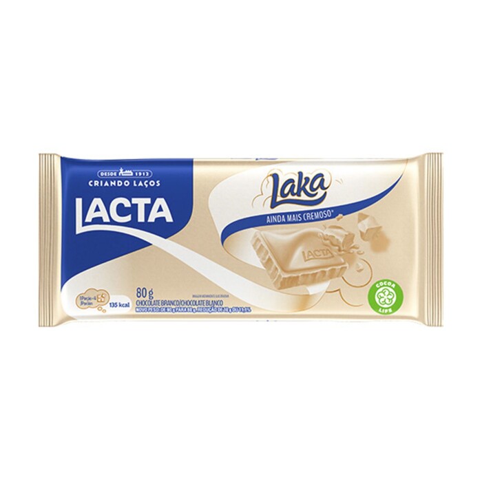 LACTA CHOCOLATE LAKA TABLETA CJ X 80 GR única
