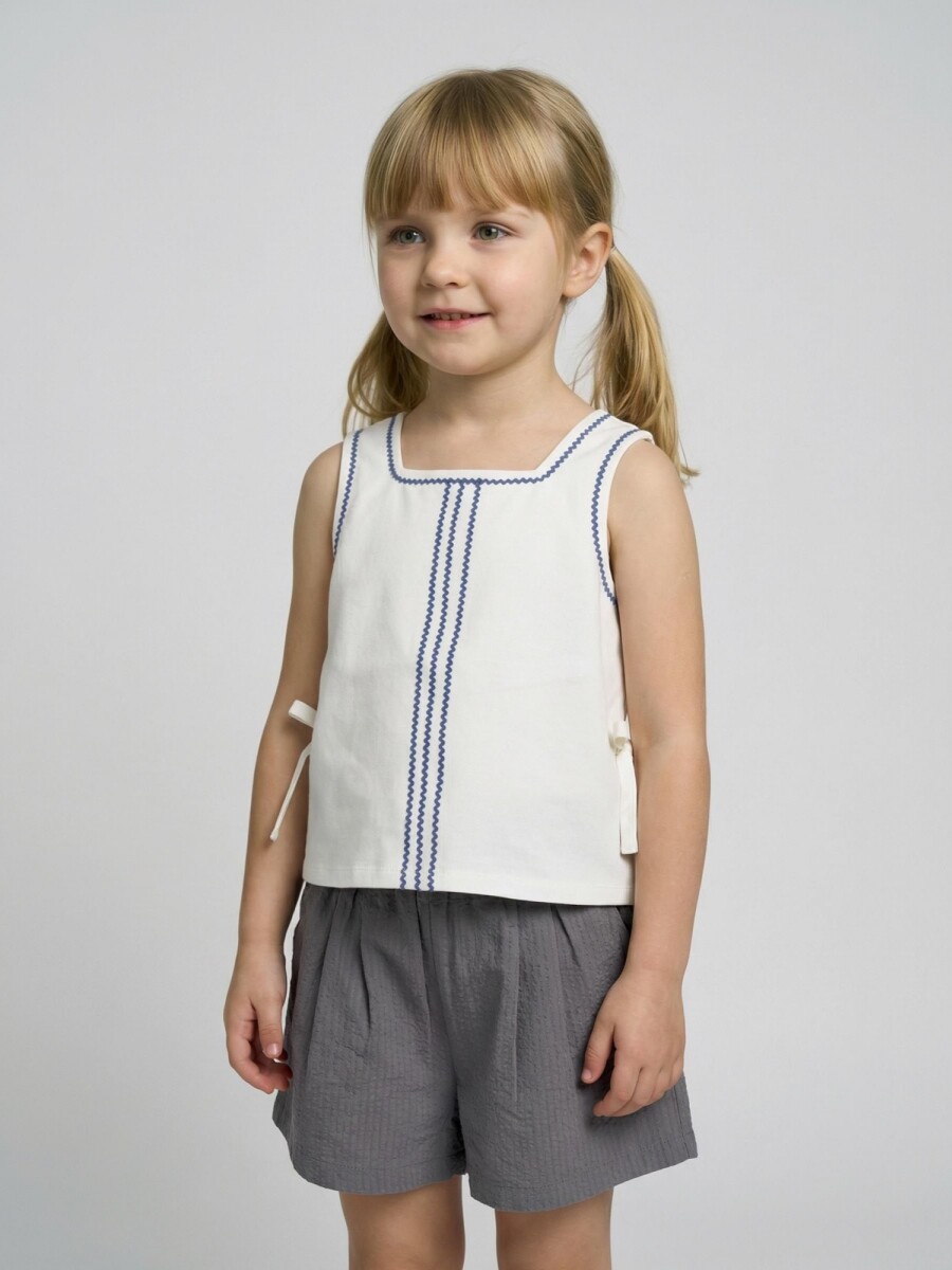 Pantalon Corto Azul