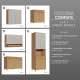 JUEGO MODULAR PARA COCINA INCLUYE AEREOS BAJO MESADA Y TORRE GAMAS DE BEIGE
