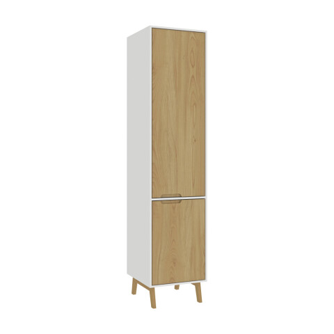 Mueble Multiusos y Alacena de Cocina con estante en MDP - Madera - Línea Melilla - Blanco Mueble Multiusos y Alacena de Cocina con estante en MDP - Madera - Línea Melilla - Blanco