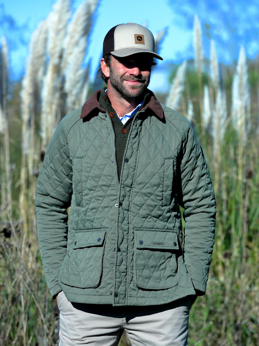 Campera de Hombre Capitoneada - Verde 