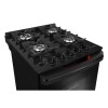 Cocina Gas Tem Glass 4h Vidrio Negro Luna Cocina Gas Tem Glass 4h Vidrio Negro Luna