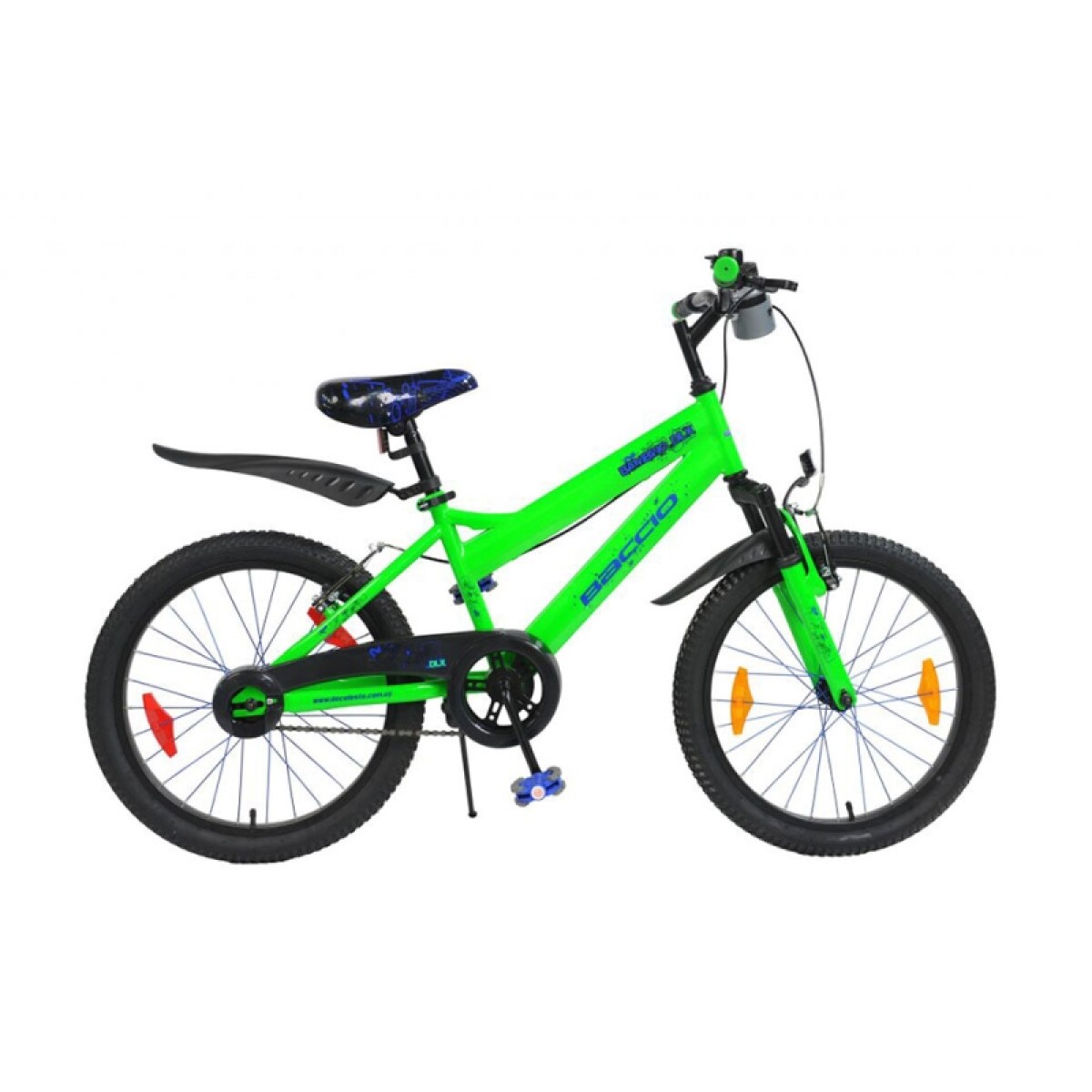 Bicicleta Baccio R.20 Niño Mtb Dlx Bambino - Verde/azul 