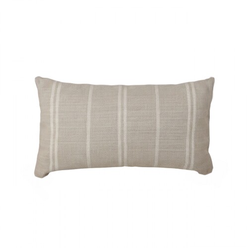 Almohadón Artesanal Tajy 30x50 cm - Pilar Beige/Crudo