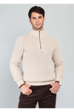 Sweater Medio Cierre Arrow BEIGE