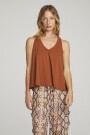 TOP COTTON JERSEY Marron