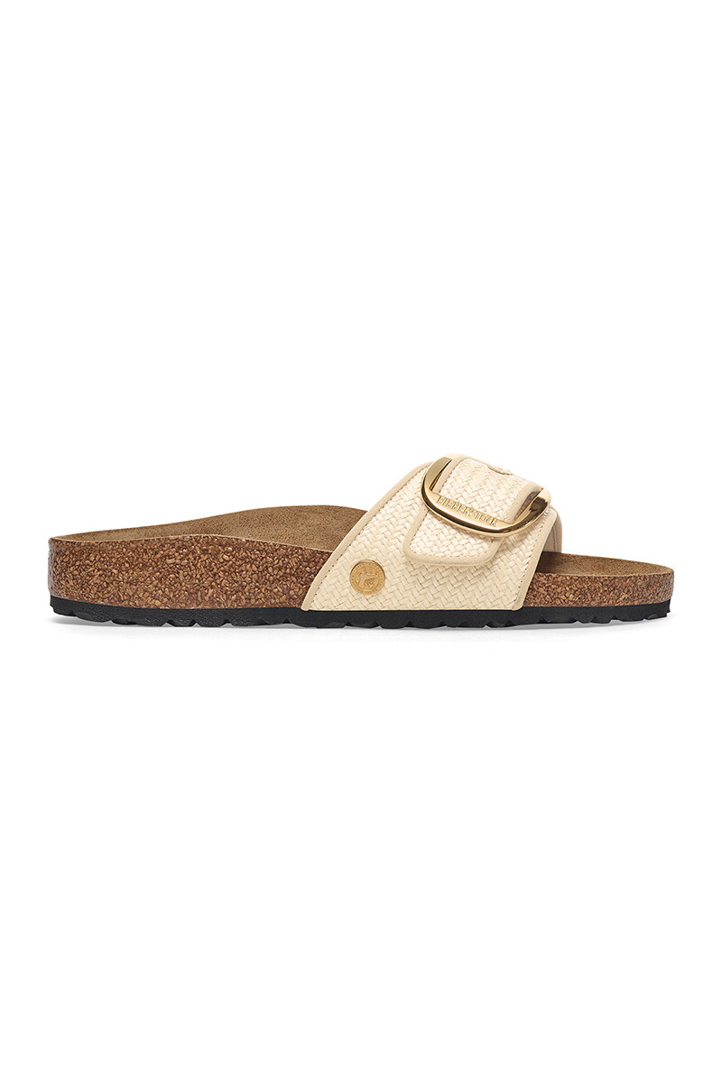Madrid Big Buckle Tex Raffia Natural Raffia Natural