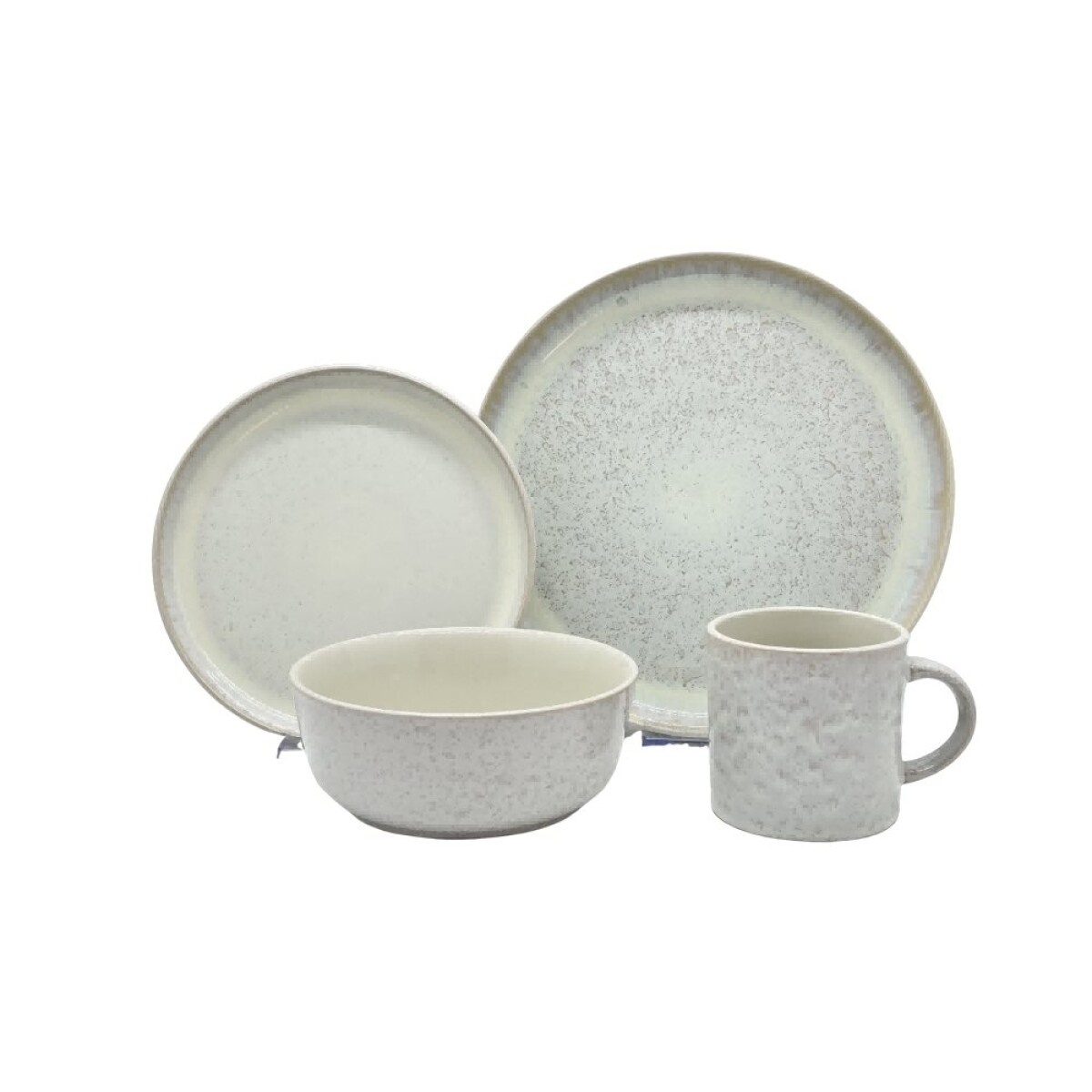 JUEGO VAJILLA 16PCS 27/20/15/414ML NAT JASPEADO 