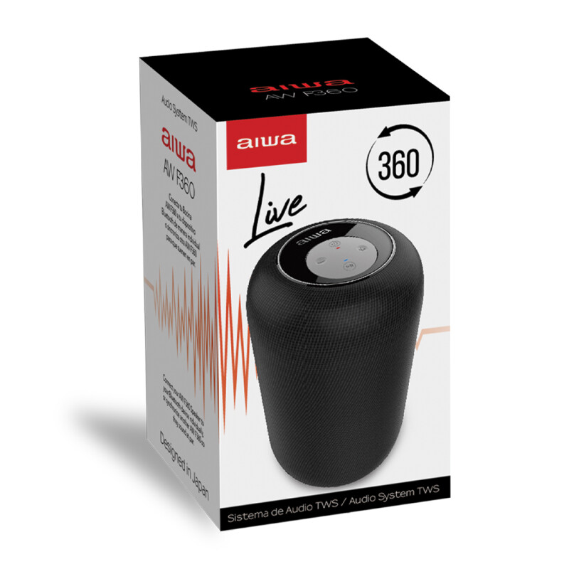Parlante Activo Bluetooth 360° | AIWA | AW-F360-BK Parlante Activo Bluetooth 360° | AIWA | AW-F360-BK