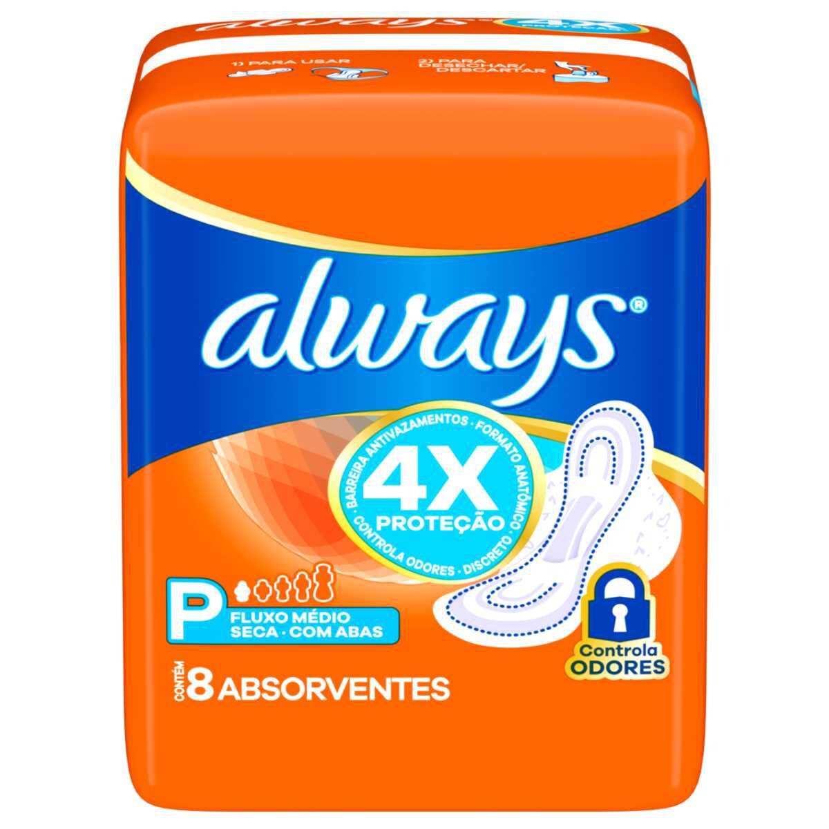 ALWAYS BASICA C/ALAS PAQ. X 8 UNID. 