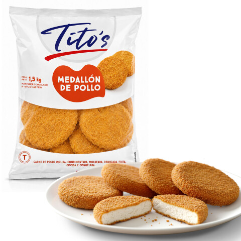 Medallones de Pollo Tito's 1.5Kg Medallones de Pollo Tito's 1.5Kg