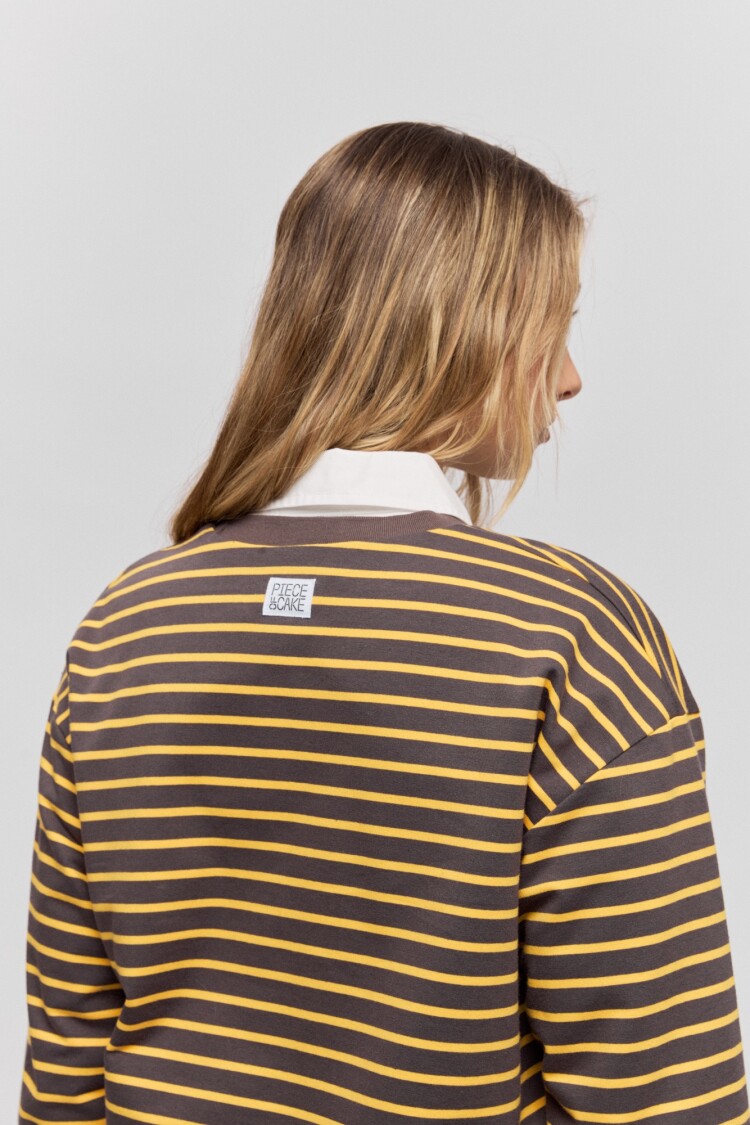 REMERA JORDANA Marrón oscuro