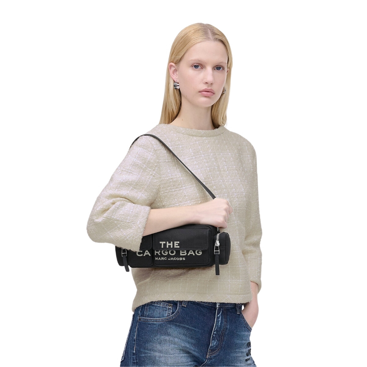 MARC JACOBS - THE CARGO CANVAS SHOULDER BAG 